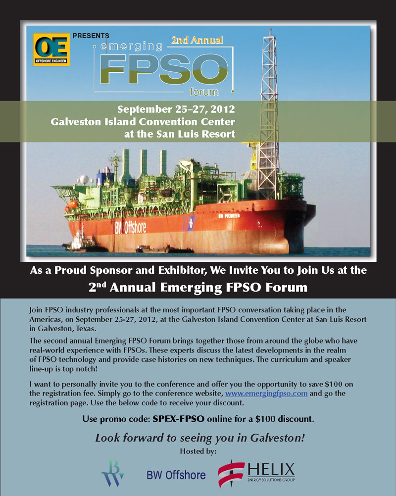 ProjecTools is Exhibiting at the Emerging FPSO Conference