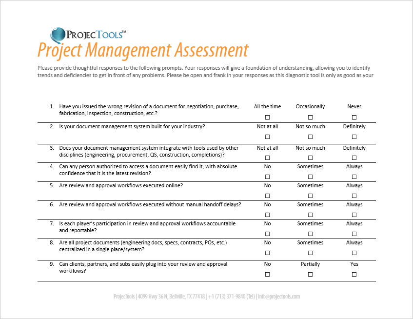 project-management-assessment-projectools